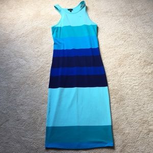 Express midi sleeveless midi dress